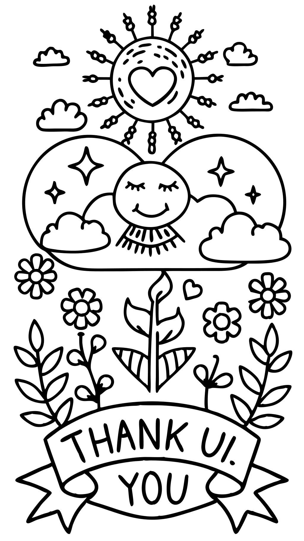 gratitude coloring page